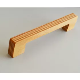   LIVICSE 96 Bükk furnér kivitelű egyedi készitésű bútorfogantyú