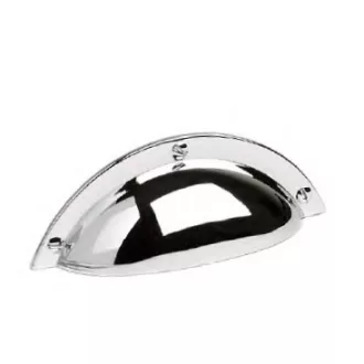 2313_FK, Metall-Möbelgriff, Chrom poliert, Bohrung 64 mm