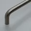 IDA Möbelgriff aus Metall, Farbe gebürstetes Nickel, Bohrung 160 mm
