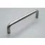 IDA Möbelgriff aus Metall, Farbe Nickel satiniert, Bohrung 160 mm