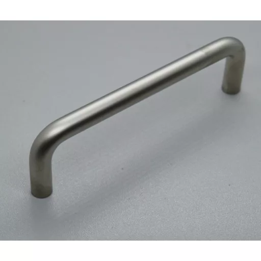 IDA Möbelgriff aus Metall, Farbe Nickel satiniert, Bohrung 160 mm