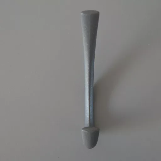 Metallgestell, gebogen, anthrazitgrau, strukturiert 