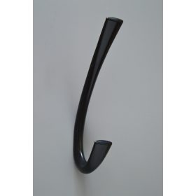 Fém fogas, íves, fekete színű