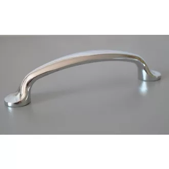 Möbelgriff aus Metall, glänzend verchromt, 96 mm BA
