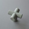 2351_Olivgrüner Möbelknopf aus Metall