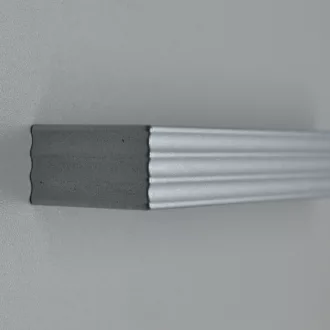 Möbelgriff aus Metall, matt verchromt, BA 128 mm