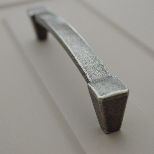 2366_NI Metall-Möbelgriff, nickelfarbig antik, 128 mm Lochabstand