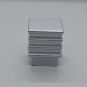 2372 Möbelknopf aus Metall, matt verchromt