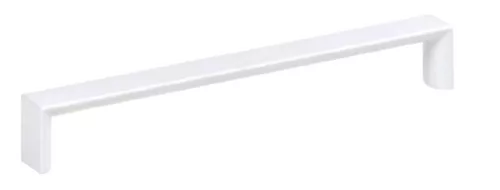 2389_192_FEH, Weiß lackiert, Metall-Möbelgriff mit 192 mm Lochabstand