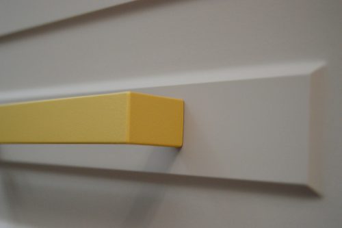 2389_256_MA,  Matt arany, fém bútorfogantyú 256 mm furattávval