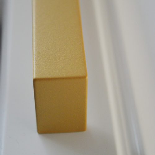 2389_384_MA,  Matt arany, fém bútorfogantyú 384 mm furattávval