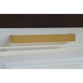   2389_96_MA, Matt arany, fém bútorfogantyú 96 mm furattávval