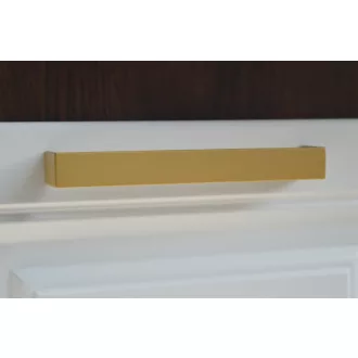 2389_96_MA Metall-Möbelgriff, mattgold, 96 mm Lochabstand