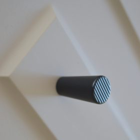 RAMA Nero, Fém, Modern bútorgomb