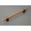 NEW BEAM, Mattschwarz - Eiche lackiert, 256 mm Bohrungsabstand