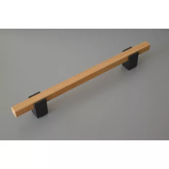   Mattschwarzes Metall - Eiche lackiert, 320 mm Bohrungsabstand