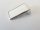 TACA fém-műanyag bútorfogantyú, fényes króm és matt fehér színű, 16 mm furattávval_KIFUTÓ