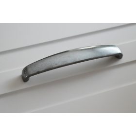  2495_160 fém bútorfogantyú, nikkel antik színű, 160 mm furattávval