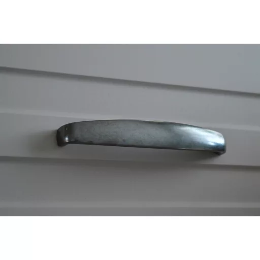 2495_160 Metall-Möbelgriff, Farbe Nickel antik, Bohrung 160 mm