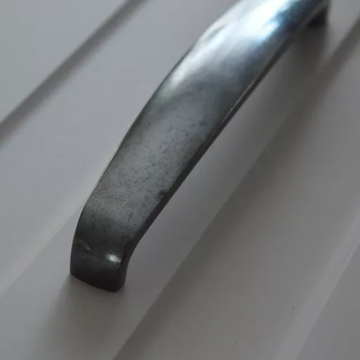 2495_160 Metall-Möbelgriff, Farbe Nickel antik, Bohrung 160 mm