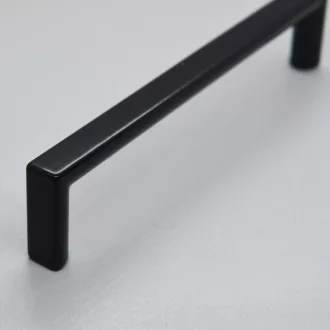 Schwarz Metall-Möbelgriff mit 128 mm BA