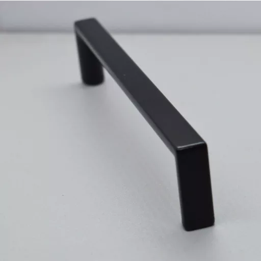 Schwarz Metall-Möbelgriff mit 192 mm BA