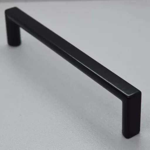 Schwarz Metall-Möbelgriff mit 192 mm BA