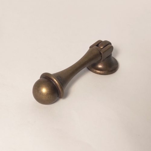 2537 Metall, Bronze antikisiert, Möbelknopf