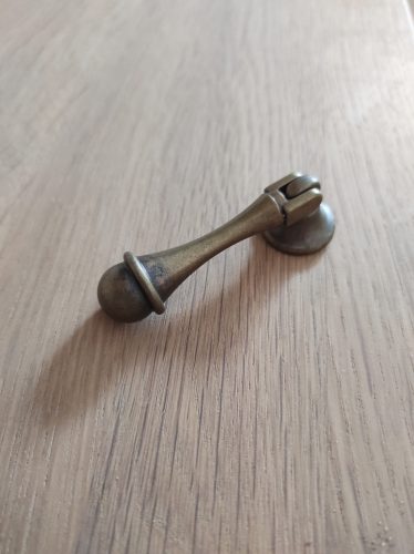 2537 Metall, Bronze antikisiert, Möbelknopf