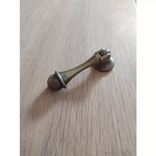 2537 Metall, Bronze antikisiert, Möbelknopf