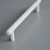 2546_128_beige, Stangengriff, Beige Metall-Möbelgriff mit 128 mm Bohrung