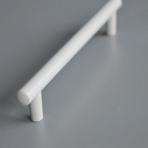 2546_128_bézs, rúd fogantyú, Bézs színű, fém bútorfogantyú 128 mm furattáv
