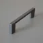 2576_96 Fém bútorfogantyú, antracit szürke színű, 96 mm furattávval
