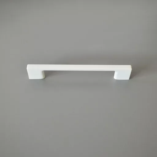 2576_FEH_256 fém bútorfogantyú, fényes fehér színű, 256 mm furattávval