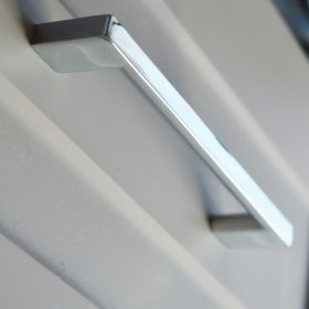   2576_KR128 fém bútorfogantyú, króm színű, 128 mm furattávval