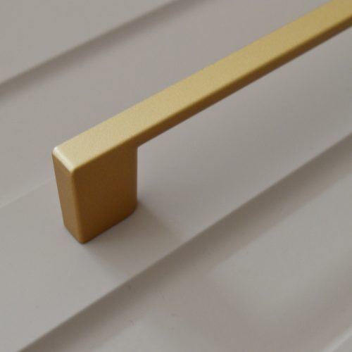 2576_MAR_160 Metall-Möbelgriff, matt gold, mit 160 mm Lochabstand