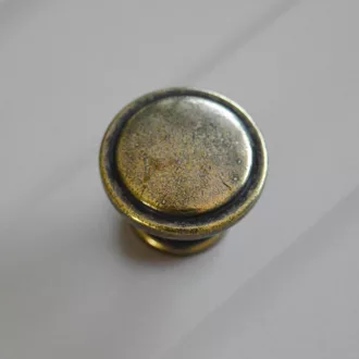 2786_BA Antik bronz színű, fém bútorgomb