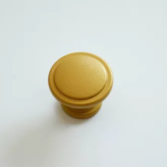   2786_MA Mattgoldener Metallknopf mit strukturierter Oberfläche