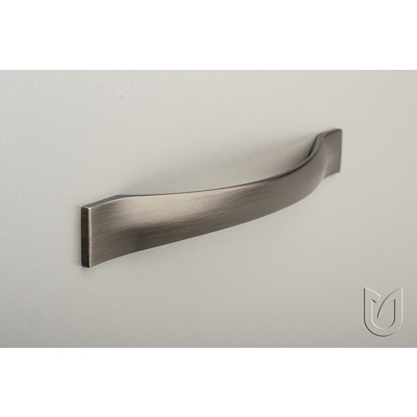 SEMA Metall-Möbelgriff, gebürstet, Farbe Dunkel-Nickel, Bohrung 160 mm