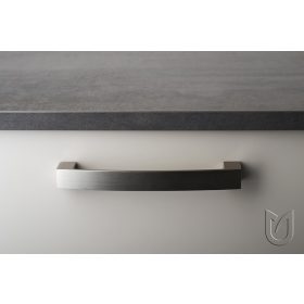   ULICA fém bútorfogantyú, nemesacél színű, 256 mm furattávval