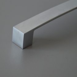 ULICA furniture handle, 256 mm bore spacing, satin chrome
