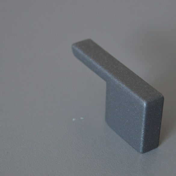 Möbelaufhänger aus Metall, anthrazitgrau, mit 16 mm Lochabstand