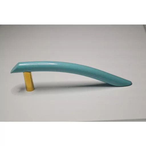 Retro-Metall, blau-gold, 96 mm Bohrungsabstand