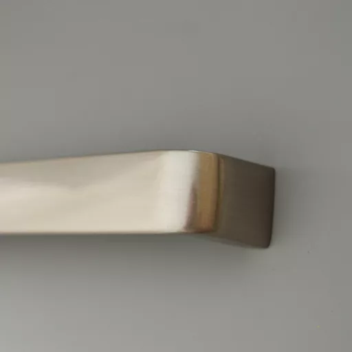 308976 Nickel gebürstet, Metall-Möbelgriff 160 mm 