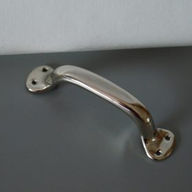 KIFUTÓ! 3308_110 Fényes Króm fém pajtaajtó fogantyú