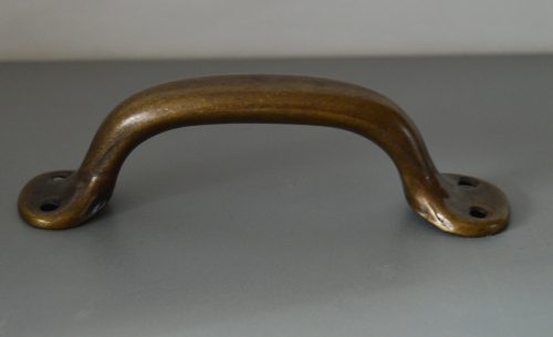 KIFUTÓ! 3308_71 Antikolt fém pajtaajtó fogantyú, kicsi