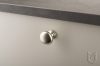 JOTA Möbelknopf aus Metall, Farbe Nickel satiniert