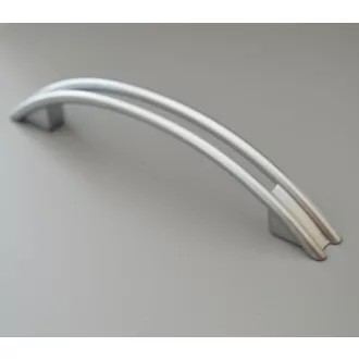 FIONA Möbelgriff aus Metall, Farbe chrome satiniert