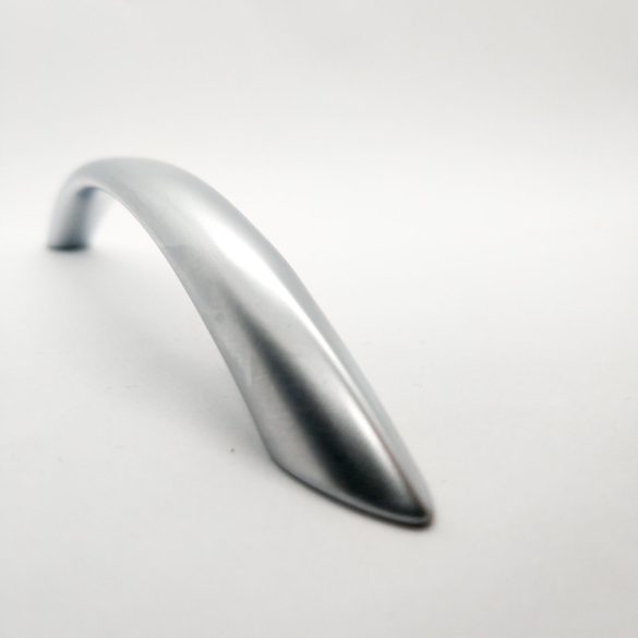 PIOMBINA Möbelgriff aus Metall, Farbe Chrom matt, mit 128 mm Lochabstand