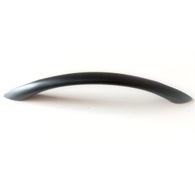   PIOMBINA fém bútorfogantyú, matt fekete színű, 128 mm furattávval